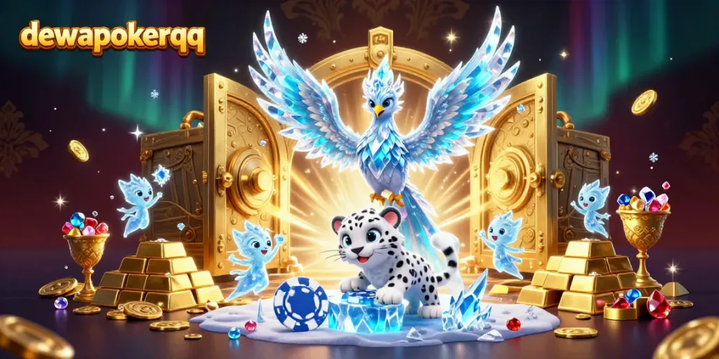 Experience dewapokerqq's thrilling poker games with captivating visuals and dazzling treasures.