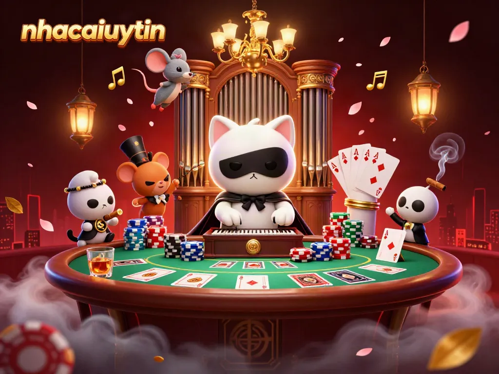Engage with exciting casino adventures at nhacaiuytin with vibrant gaming elements and unique characters.