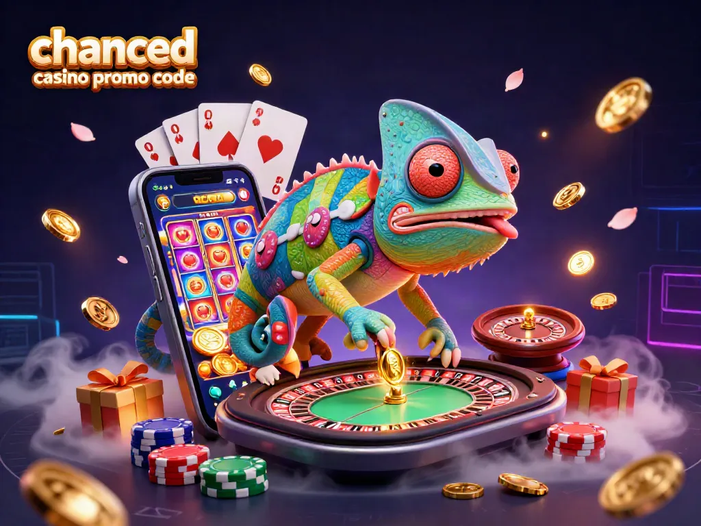Experience the excitement with the chanced casino promo code for free coins and prizes in an engaging casino scene.