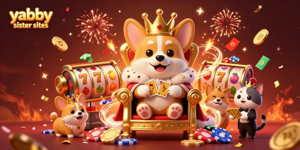 Experience exciting gameplay at yabby sister sites with golden card decks and poker chips in action