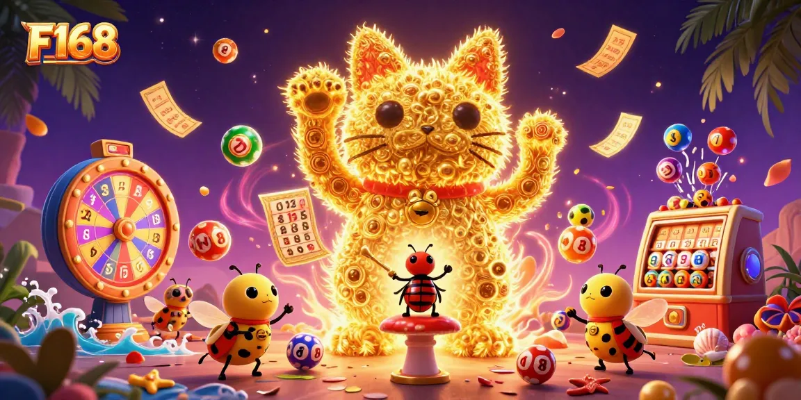 Experience thrilling gameplay with F168's colorful casino elements and dynamic rewards.