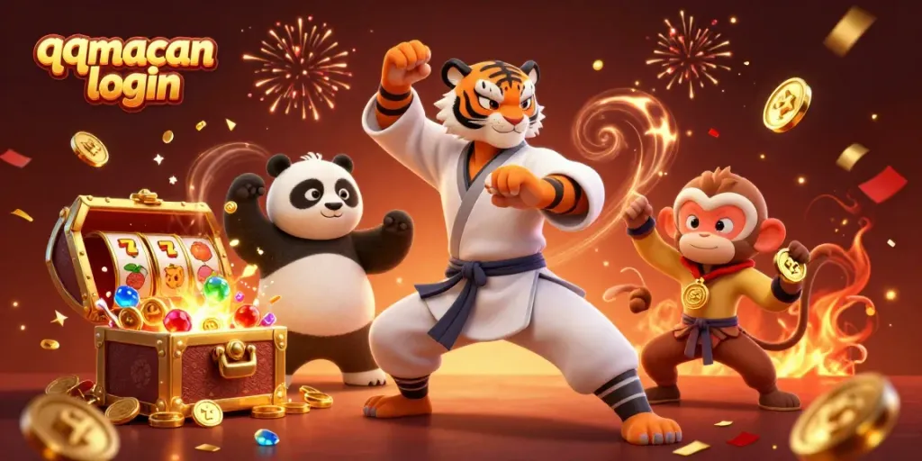 Experience the thrill of gaming with qqmacan login as a kung fu tiger inspires players.