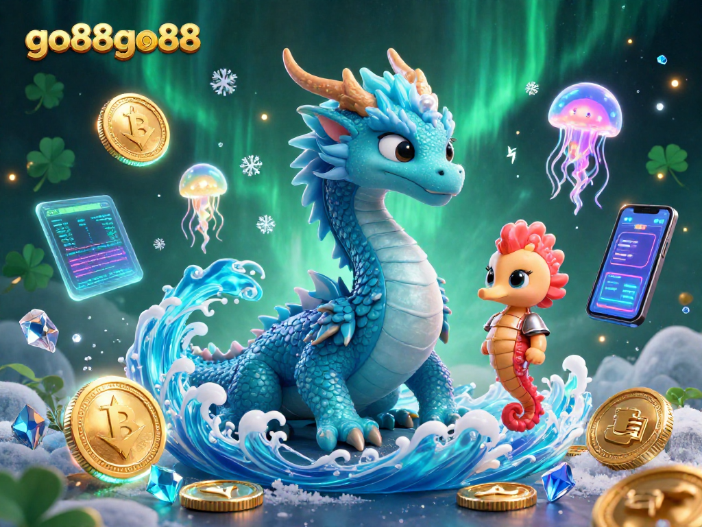 Experience excitement in the vibrant world of go88go88 casino adventures with 3D dragon and winning elements.