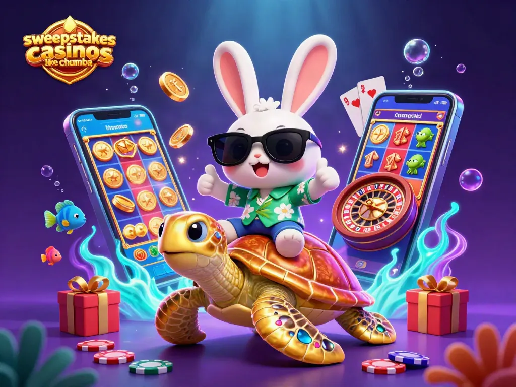 Engage with sweepstakes casinos like chumba in a colorful, exciting underwater casino adventure.