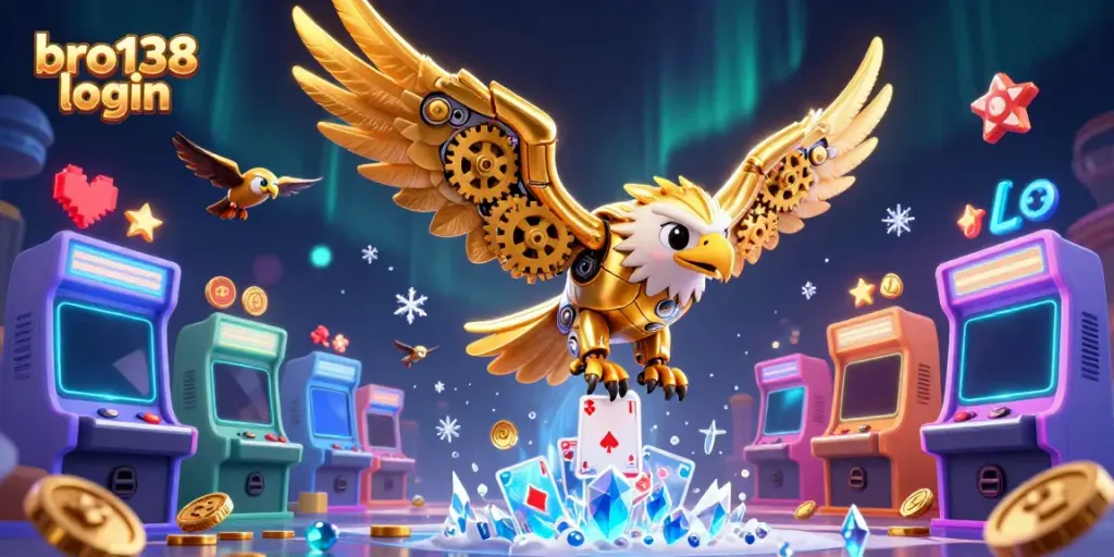 Engage with bro138 login for a thrilling dive into the online gaming action with vibrant characters and elements.