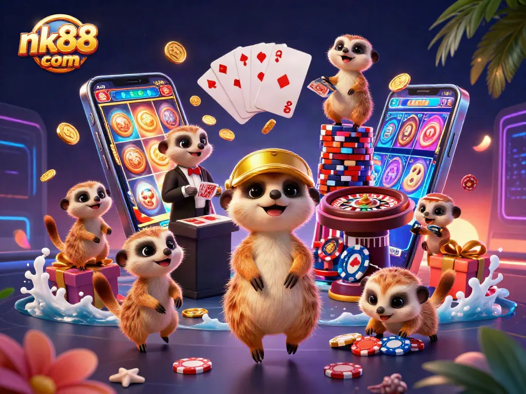 Experience nk88 com’s vibrant casino world with meerkats gambling and exciting slots.