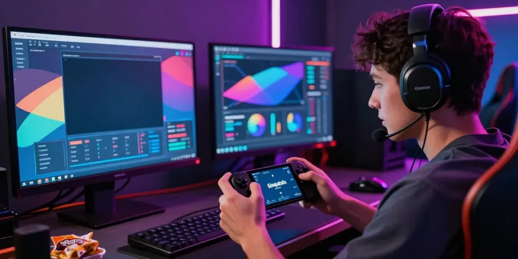 Engaged player exploring the Singatoto link in a dynamic gaming setting.