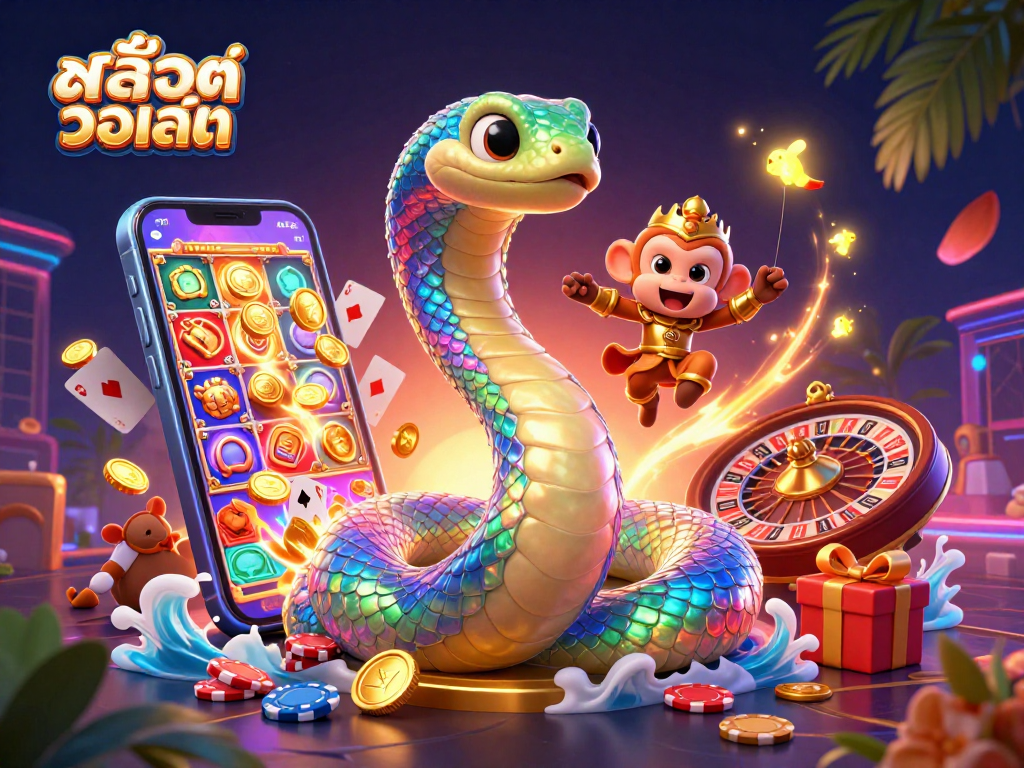 เล่นสล็อตวอเลทได้อย่างสนุกสนานกับเกมสล็อต 3D ที่มีสีสันสดใส