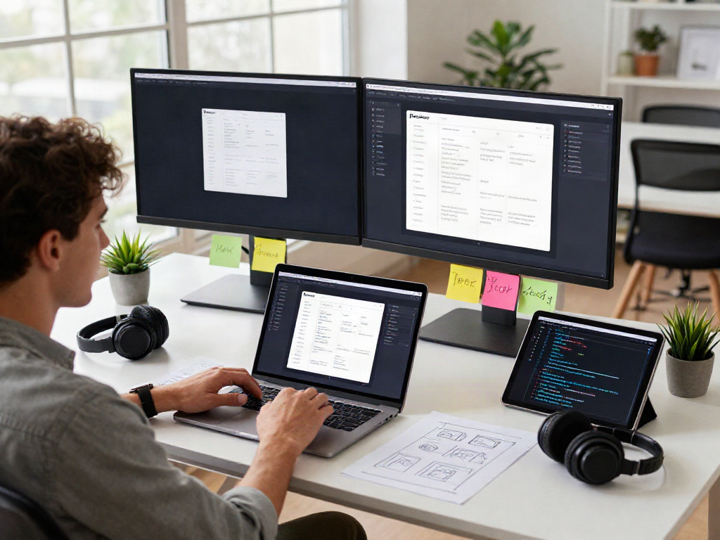 Pikashow apk download interface displayed on a laptop in a modern workspace