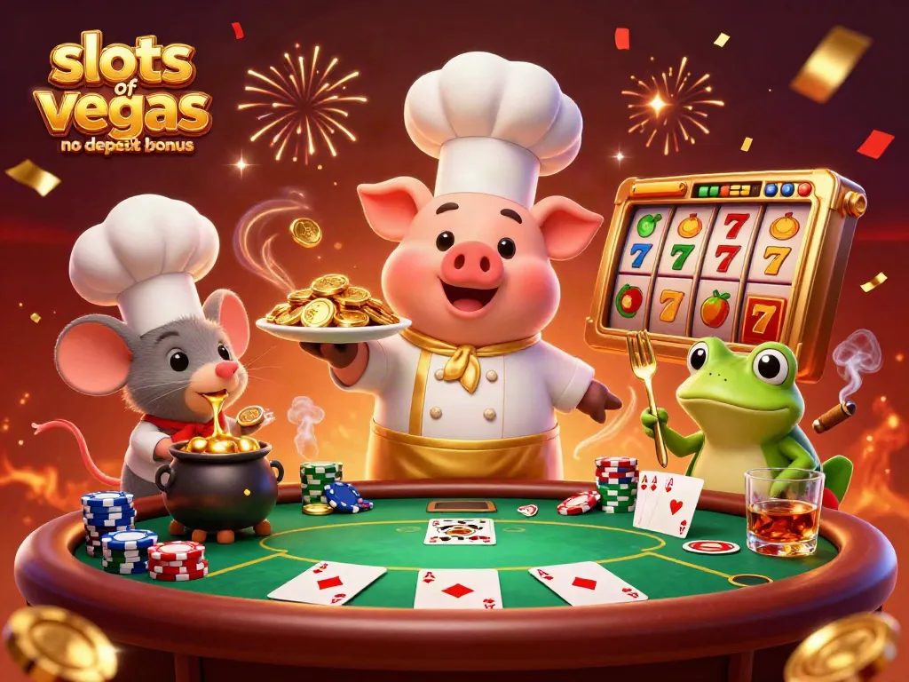 Experience the excitement of slots of vegas no deposit bonus with gold coins, slot reels, and exciting visuals.