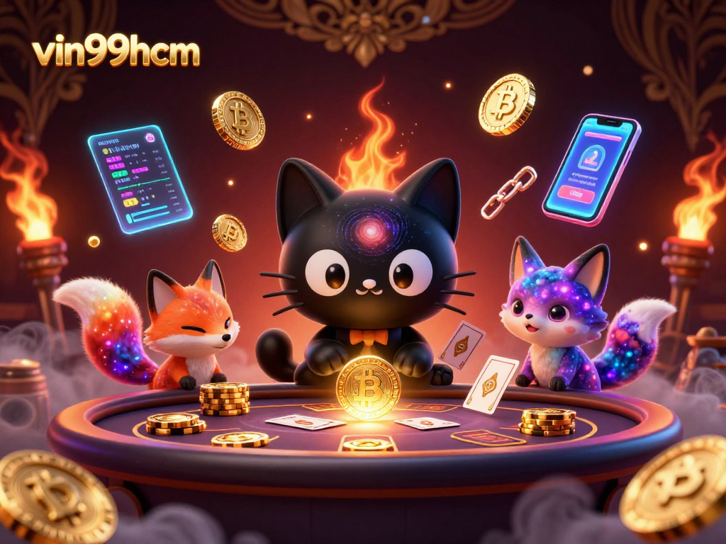 Experience thrilling gameplay at vin99hcm with colorful casino characters and dynamic elements.